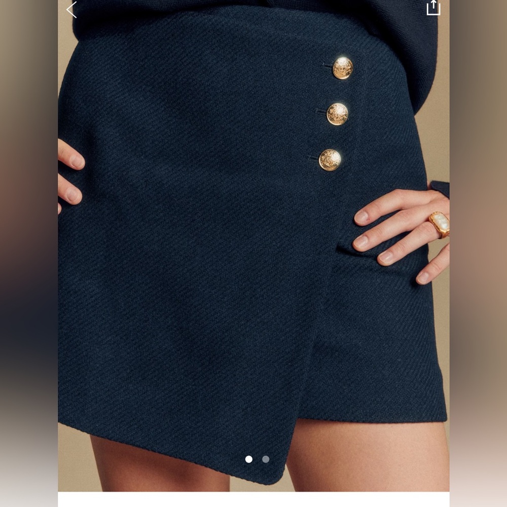 Sézane Peter Skirt Size 34, NWOT